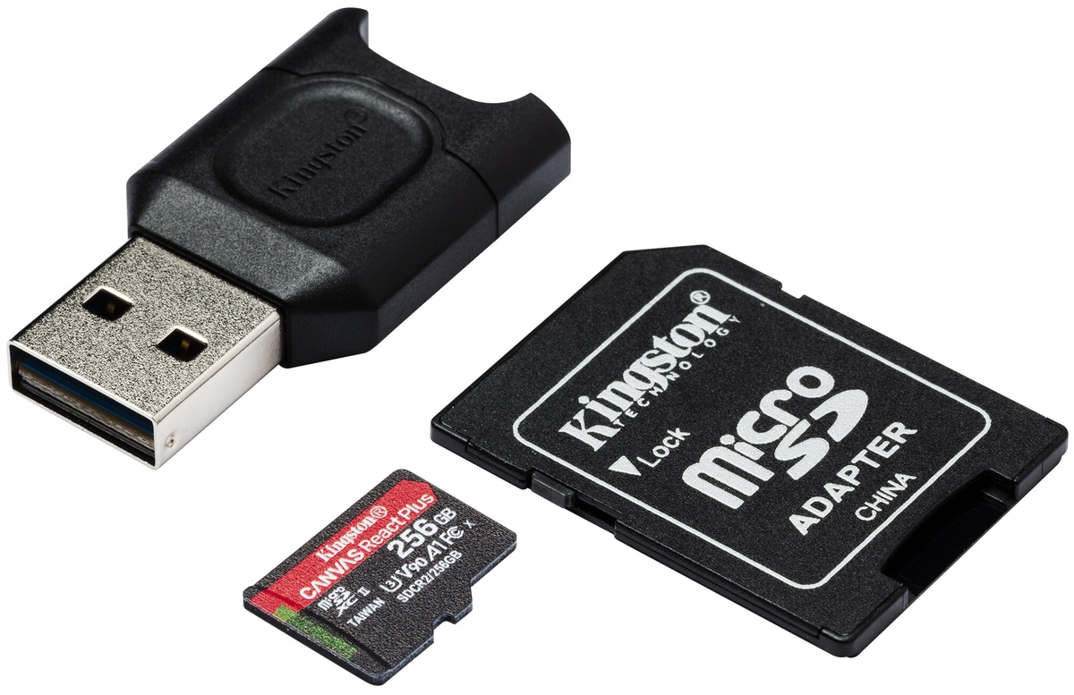 Фото Карта памяти KINGSTON MLPMR2/256 Class 10 + adapter SD + USB adapter