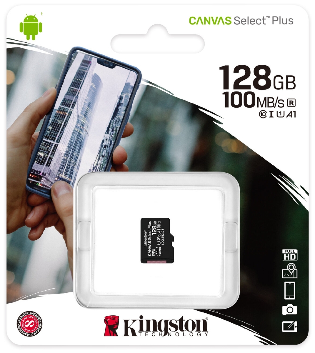 Фотография Карта памяти KINGSTON SDCS2/128GbSP