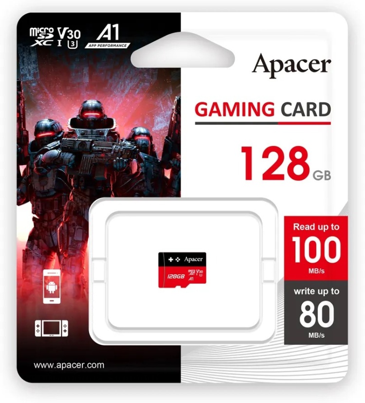 Фото Карта памяти APACER AP128GMCSX10U7-RAGC