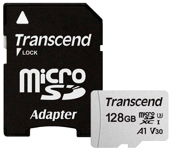 Карта памяти TRANSCEND TS128GUSD300S-A
