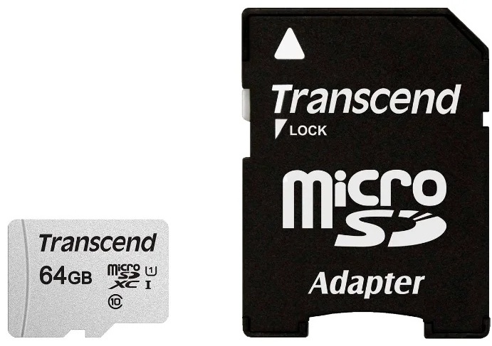 Карта памяти TRANSCEND TS64GUSD300S-A