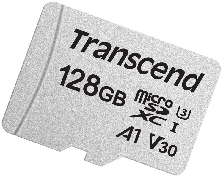 Фото Карта памяти TRANSCEND MicroSDHC 128 GB UHS-I class 1 + A (TS128GUSD300S)