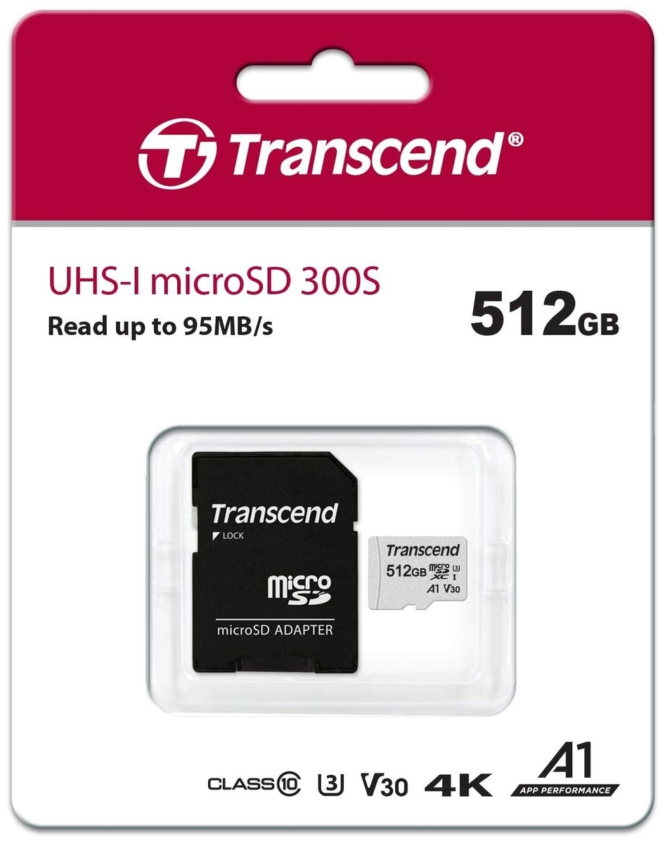 Фотография Карта памяти TRANSCEND TS512GUSD300S-A