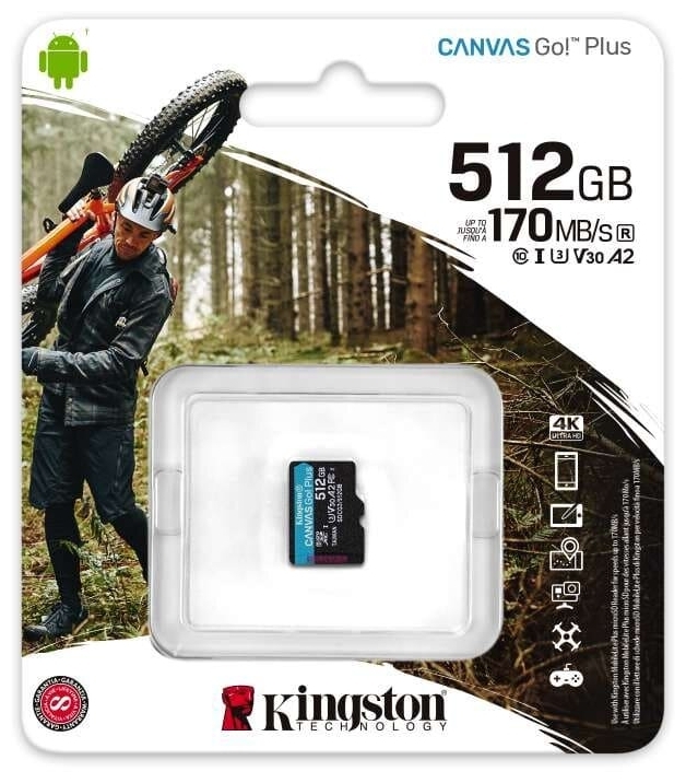 Фото Карта памяти KINGSTON SDCG3/512GBSP