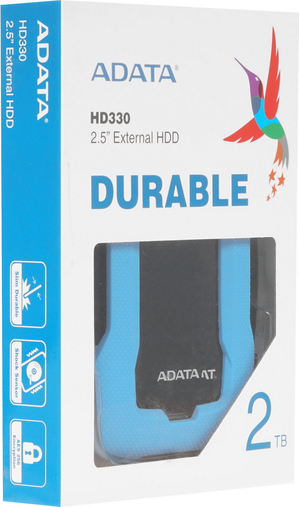 Фотография Жесткий диск HDD ADATA HD330 2TB USB 3.2 RED