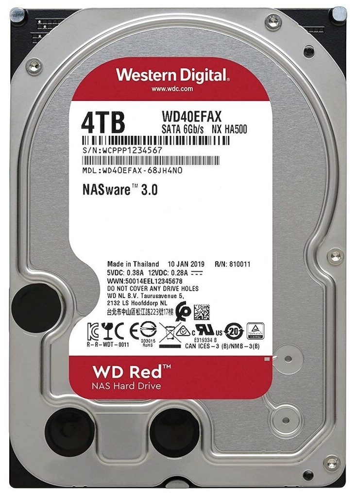 Жесткий диск HDD Western Digital WD40EFAX