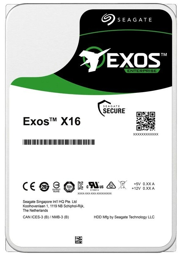 Фото Жесткий диск HDD SEAGATE Exos X10 HDD 12Tb ST12000NM001G 3.5&quot;