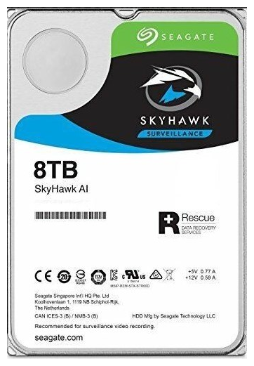 Фото Жесткий диск HDD SEAGATE SkyHawk AI ST8000VE000
