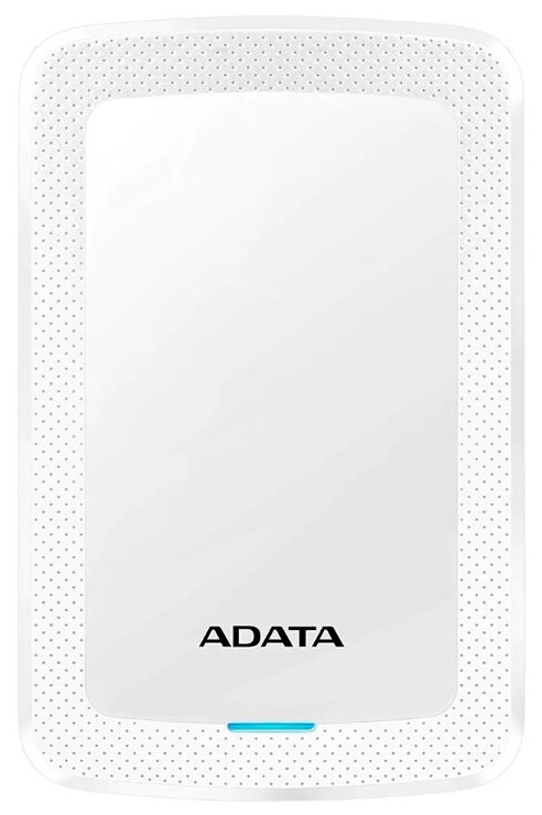Фото Жесткий диск HDD ADATA HV300 USB 1TB USB 3.1 White (AHV300-1TU31-CWH)