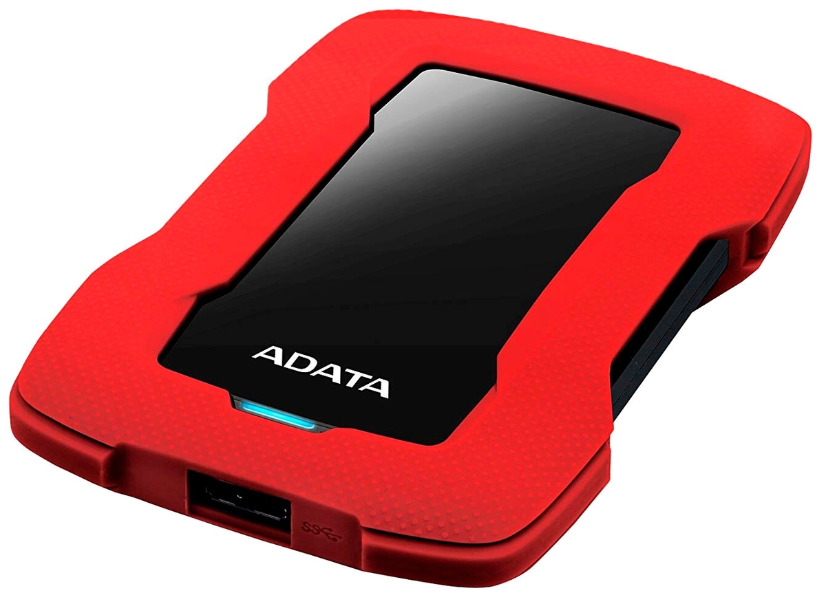 Фотография Жесткий диск HDD ADATA USB 1TB HD330 USB 3.1 Red (AHD330-1TU31-CRD)