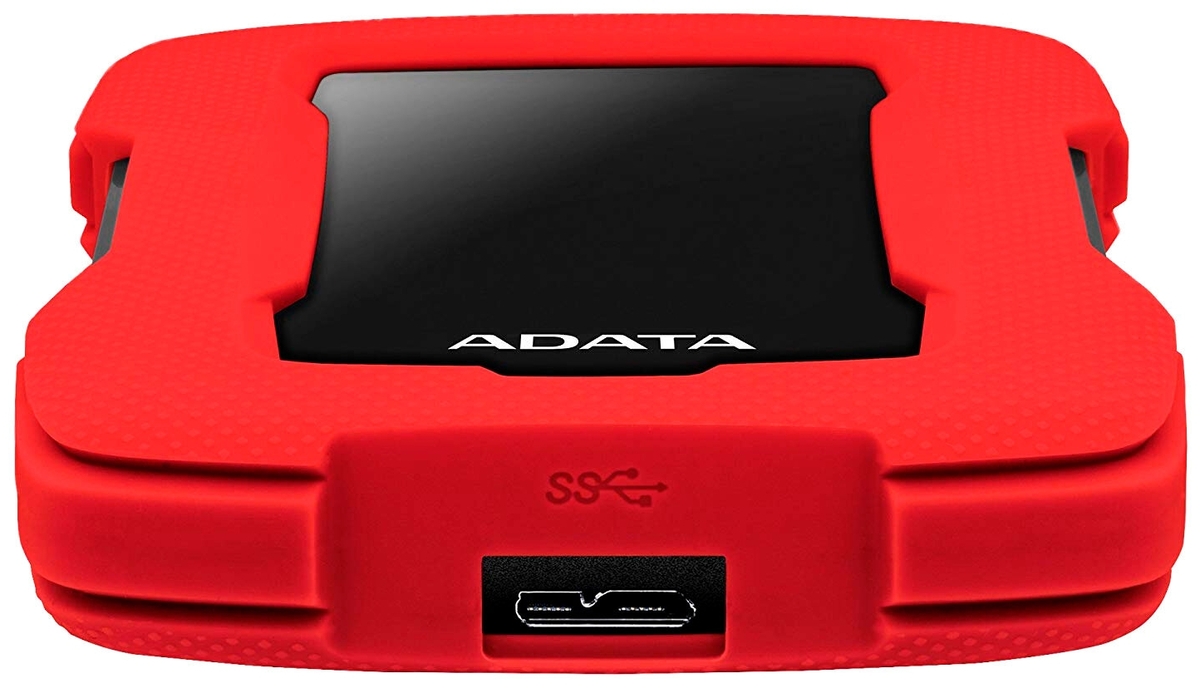 Картинка Жесткий диск HDD ADATA USB 2TB HD330 USB 3.1 Red (AHD330-2TU31-CRD)