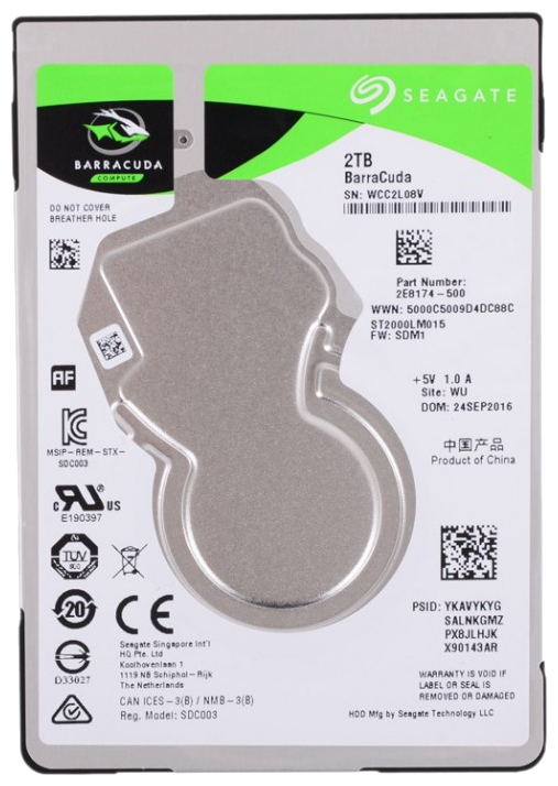 Жесткий диск HDD SEAGATE ST2000LM015 2TB