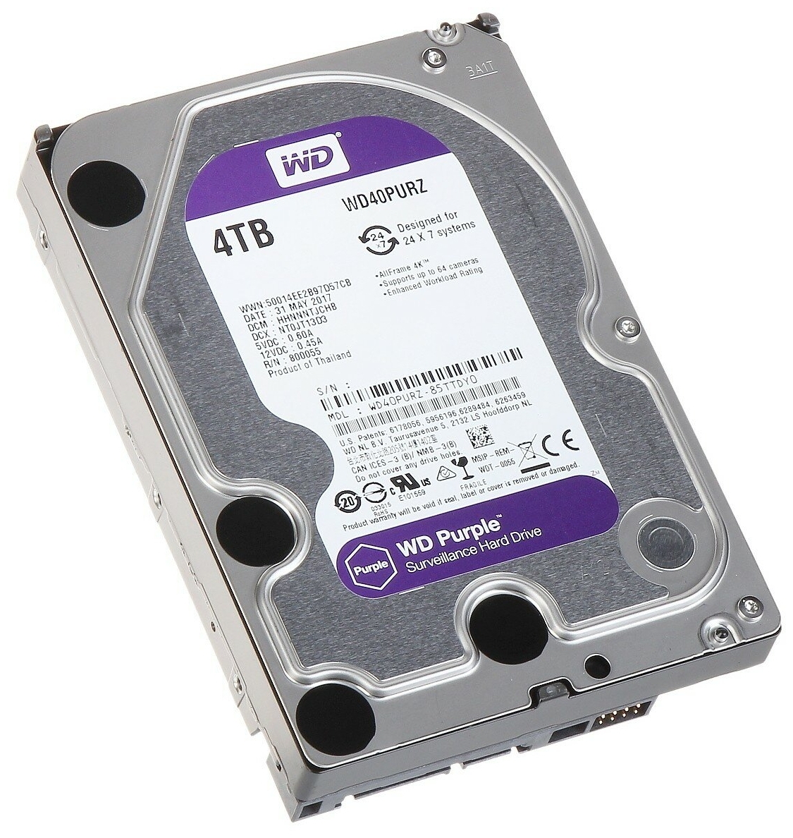 Фото Жесткий диск HDD Western Digital WD84PURZ