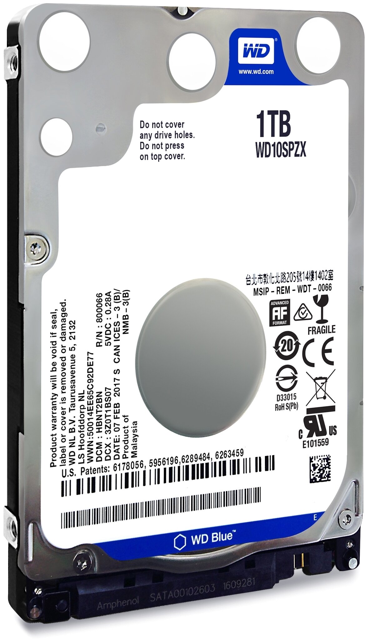 Фото Жесткий диск HDD Western Digital WD10SPZX Blue