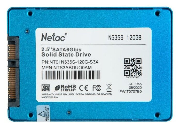 Картинка Жесткий диск SSD 120GB NETAC N535S