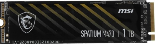 Твердотельный накопитель 1000Gb SSD MSI SPATIUM M470 M,2 PCIe 4,0 NVMe R5000Mb/s W4400MB/s SPATIUM M470 PCIe 4,0 NVMe M,2 1TB
