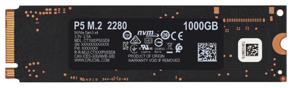 Фото Жесткий диск SSD Crucia CT1000P5SSD8