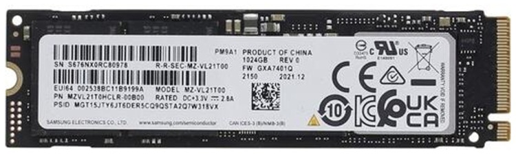 Фото Жесткий диск SSD SAMSUNG PM9A1 1000GB MZVL21T0HCLR-00B00