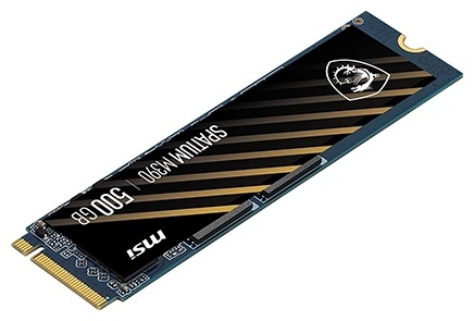 Фото Жесткий диск SSD MSI 500Gb SPATIUM M371 M.2 PCIe NVMe R1900Mb/s W1000MB/s