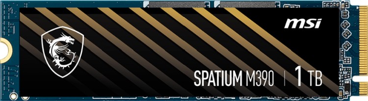 Твердотельный накопитель 1000Gb SSD MSI SPATIUM M390 M,2 PCIe NVMe R3300Mb/s W3000MB/s SPATIUM M390 NVMe M,2 1TB