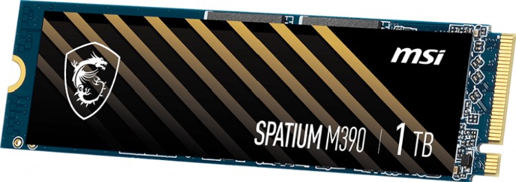 Фото Твердотельный накопитель 1000Gb SSD MSI SPATIUM M390 M,2 PCIe NVMe R3300Mb/s W3000MB/s SPATIUM M390 NVMe M,2 1TB