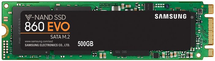 Жесткий диск SSD SAMSUNG 860 EVO MZ-N6E500BW 500 Gb