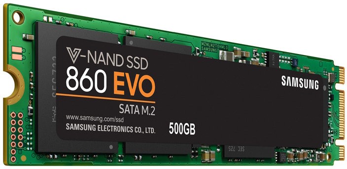 Фото Жесткий диск SSD SAMSUNG 860 EVO MZ-N6E500BW 500 Gb