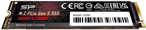 Жесткий диск SSD SILICON POWER UD80 SP01KGBP34UD8005 PCIe 3.0 x4 NVMe 1.3
