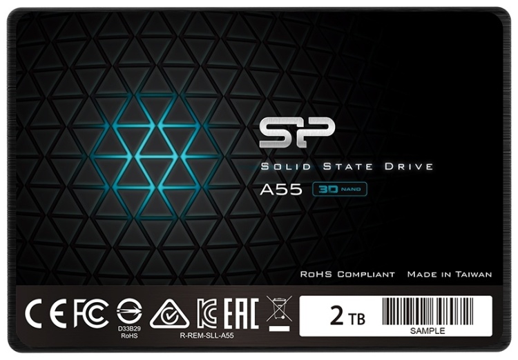 Жесткий диск SSD SILICON POWER A55 2 TB (SP002TBSS3A55S25)