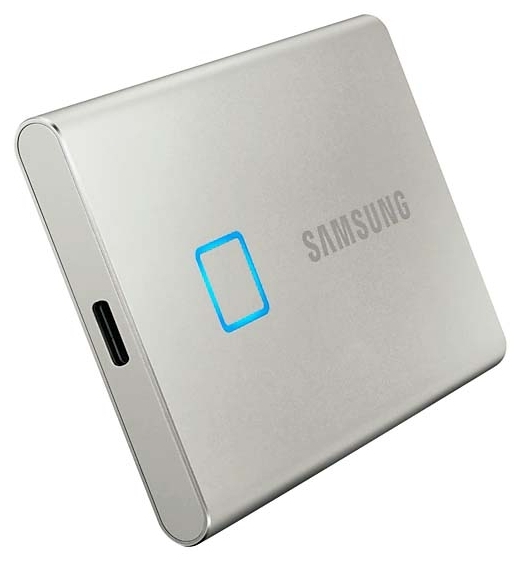 Фотография Жесткий диск SSD SAMSUNG T7 Touch 500Gb Silver (MU-PC500S/WW)