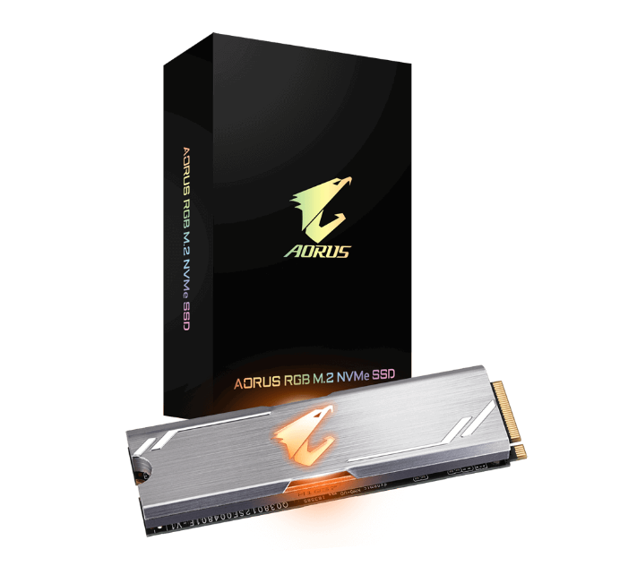 Картинка Жесткий диск SSD GIGABYTE AORUS GP-ASM2NE2256GTTDR