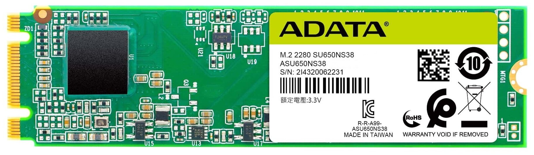 Фото Жесткий диск SSD ADATA SU650 ASU650NS38-256GT-C SATA 6Gb/s
