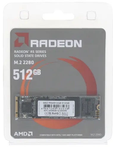 Фотография Жесткий диск SSD AMD Radeon R5 R5M512G8