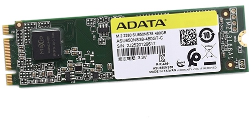 Фото Жесткий диск SSD ADATA Ultimate SU650 480GB M.2 SATA III ASU650NS38-480GT-C