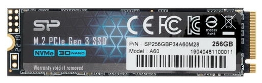 Фото Жесткий диск SSD SILICON POWER A60 SP256GBP34A60M28 NVMe