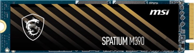Фото Жесткий диск SSD MSI 2000Gb SPATIUM M390 M.2 PCIe NVMe R3300Mb/s W3000MB/s
