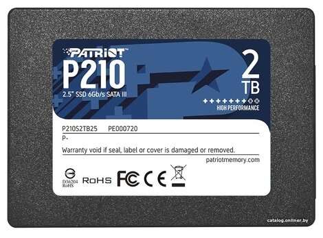 Жесткий диск SSD PATRIOT P210S2TB25