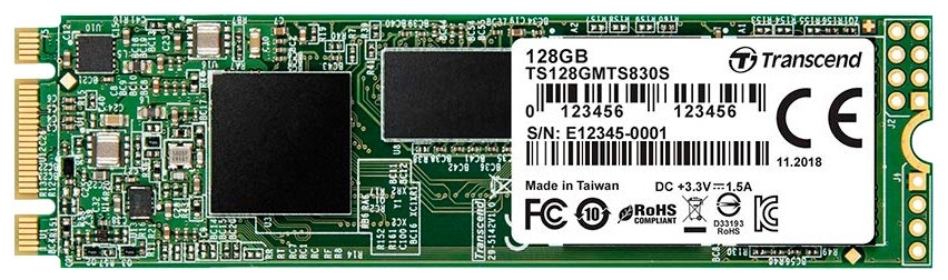 Фото Жесткий диск SSD TRANSCEND TS128GMTS830S M2