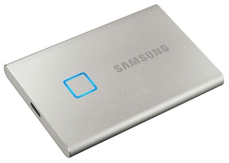 Цена Жесткий диск SSD SAMSUNG T7 Touch 1TB Silver MU-PC1T0S/WW