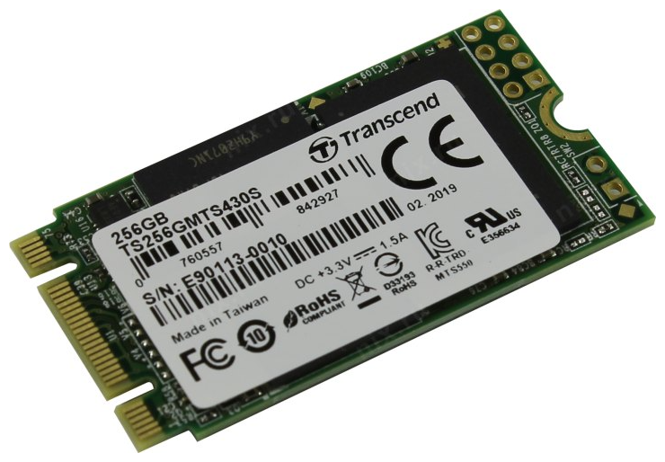 Фото Жесткий диск SSD TRANSCEND TS256GMTS430S M2