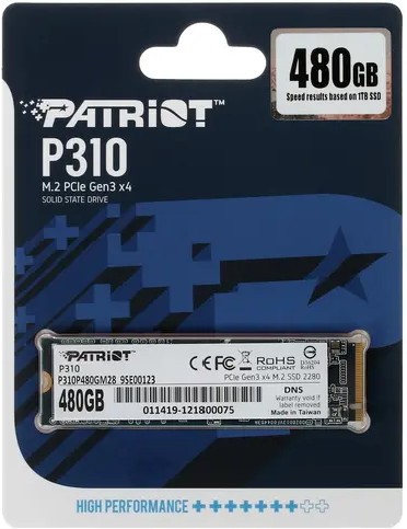 Фото Жесткий диск SSD PATRIOT P310P480GM2