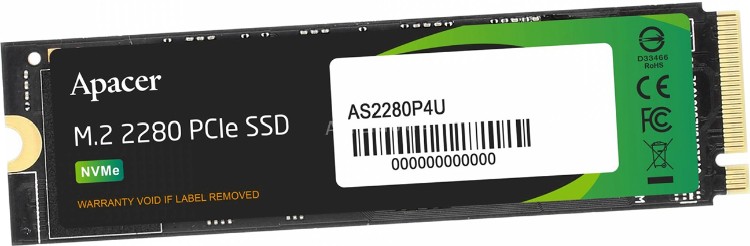 Фото Жесткий диск SSD APACER AS2280P4U AP2TBAS2280P4U-1