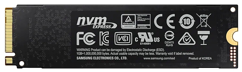 Картинка Жесткий диск SSD SAMSUNG 970 EVO PLUS 250GB MZ-V7S250BW