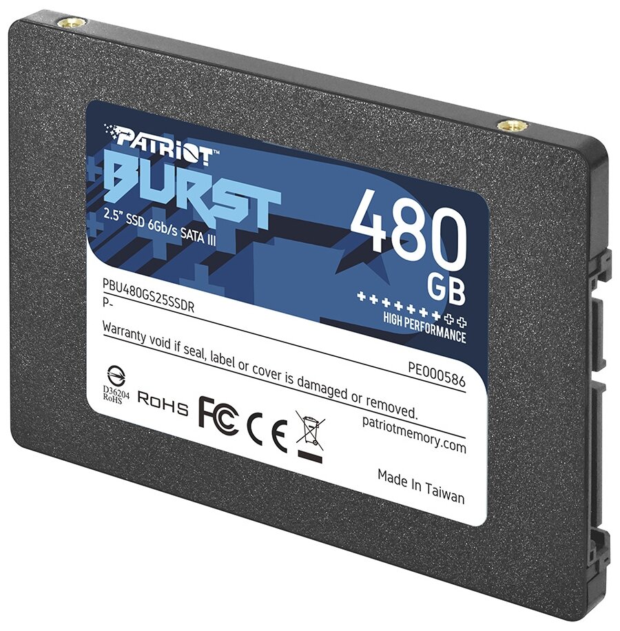 Фото Жесткий диск SSD PATRIOT Burst PBU480GS25SSDR