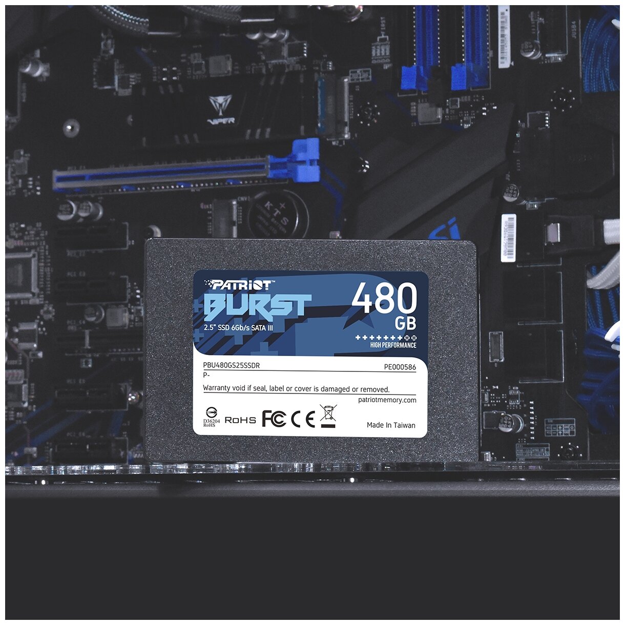 Цена Жесткий диск SSD PATRIOT Burst PBU480GS25SSDR