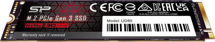 Фотография Жесткий диск SSD SILICON POWER UD85 SP02KGBP44UD8505