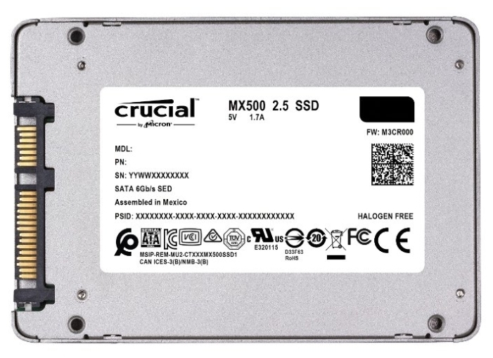 Фотография Жесткий диск SSD Crucial MX500 2.5” CT1000MX500SSD1