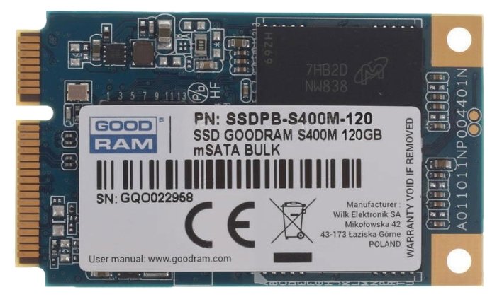 Фото Жесткий диск SSD GoodRAM SSDPB-S400M-120