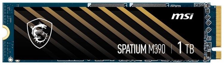 Жесткий диск SSD MSI 1000Gb SPATIUM M390 M,2 PCIe NVMe R3300Mb/s W3000MB/s