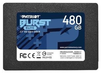 Жесткий диск SSD PATRIOT Burst Elite PBE480GS25SSDR